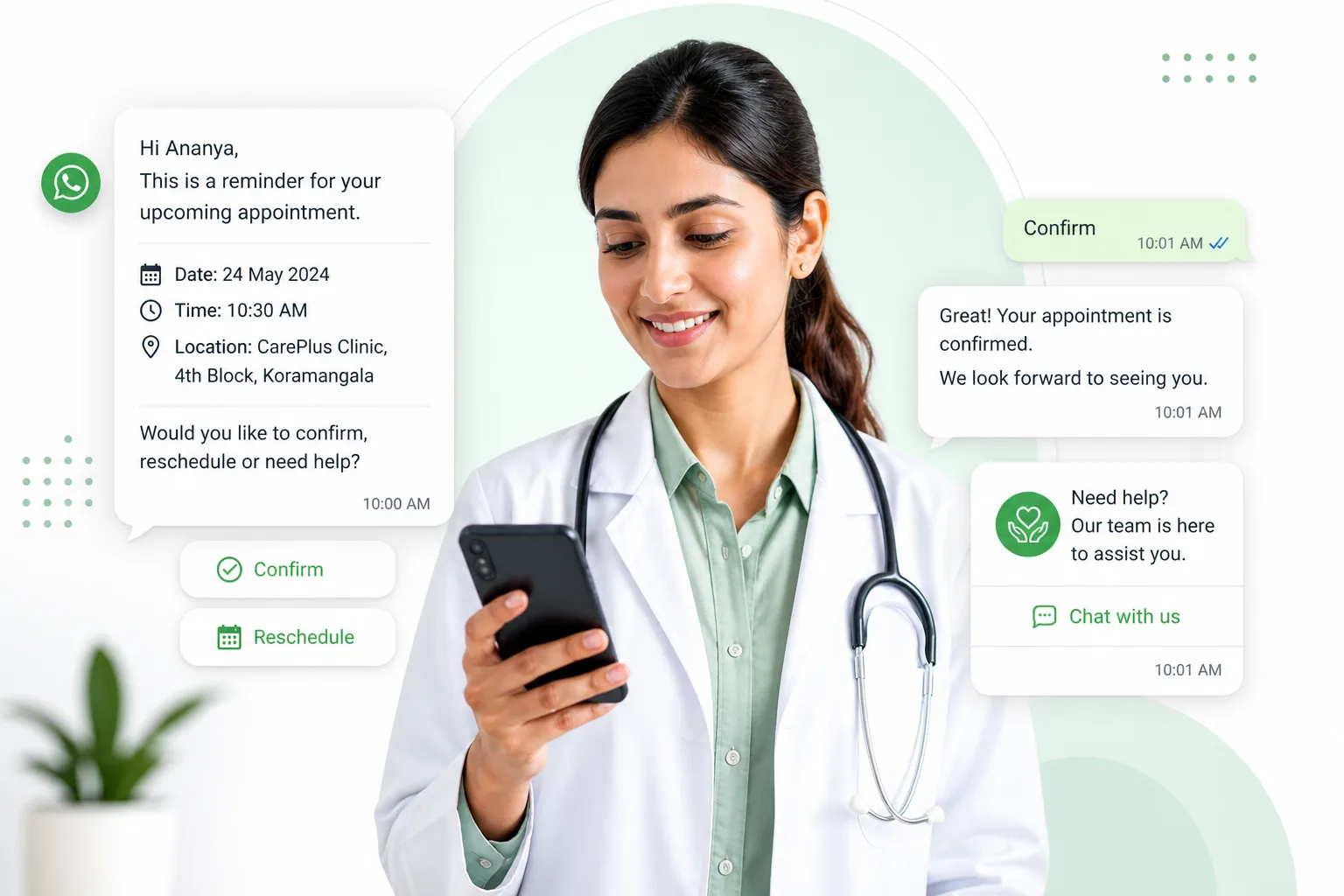 WhatsApp Business API conversations and automation